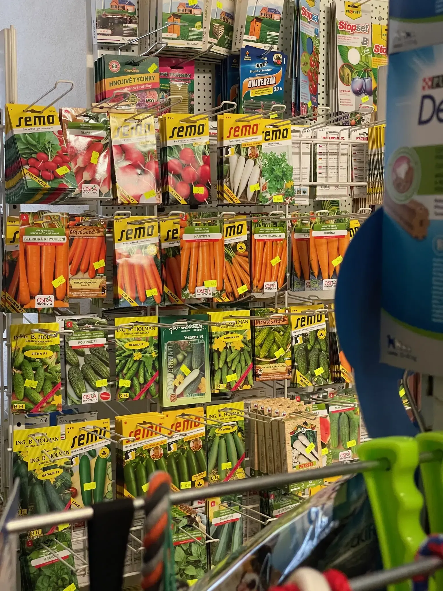 Zahradkářské potřeby a semena